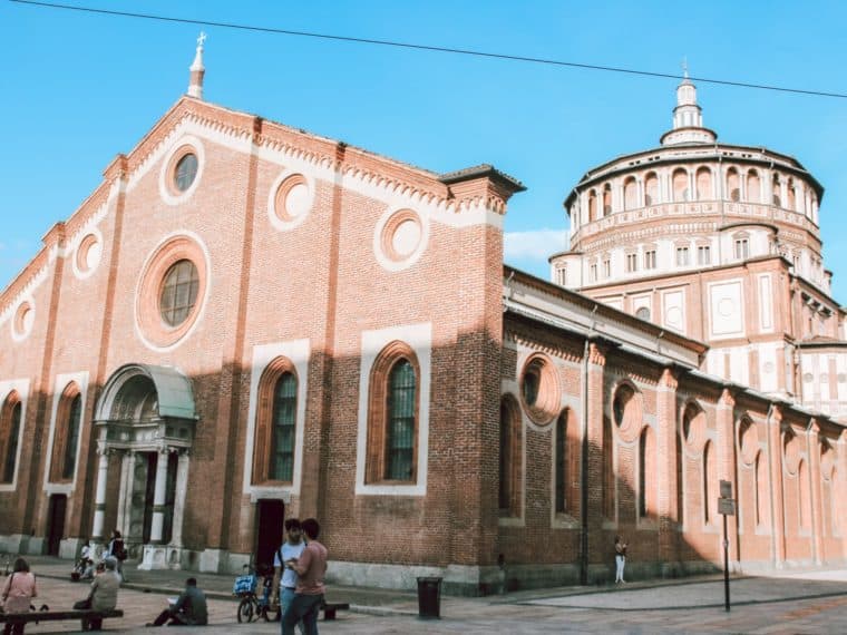 Santa Maria delle Grazie Church in Milan-Italy