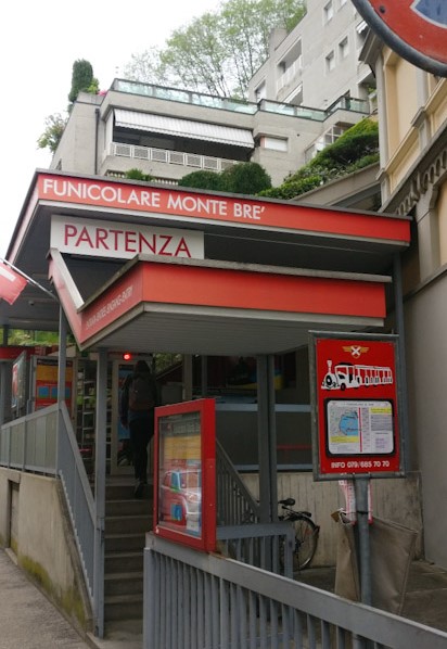 Funicular to Monte Bre from Lugano