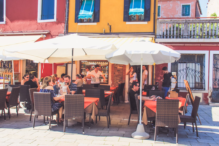 Day Trip to Burano from Venice - Resteurant in Burano well known for sea food