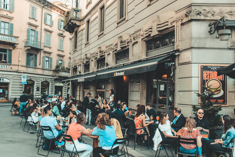 Restaurant in Milan, Italy