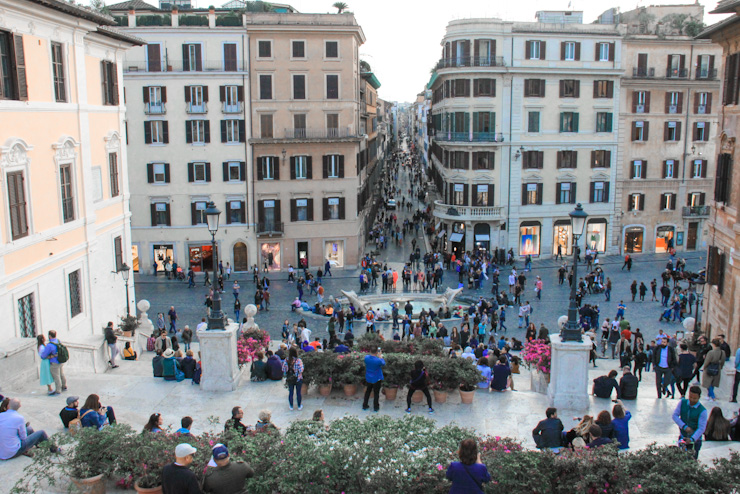 3 Day Itinerary for Rome, Italy - Vie of High Street from Spanish Steps