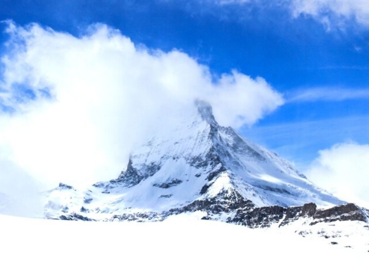 View Matterhorn from Gornergrat Terrace - Switzerland
