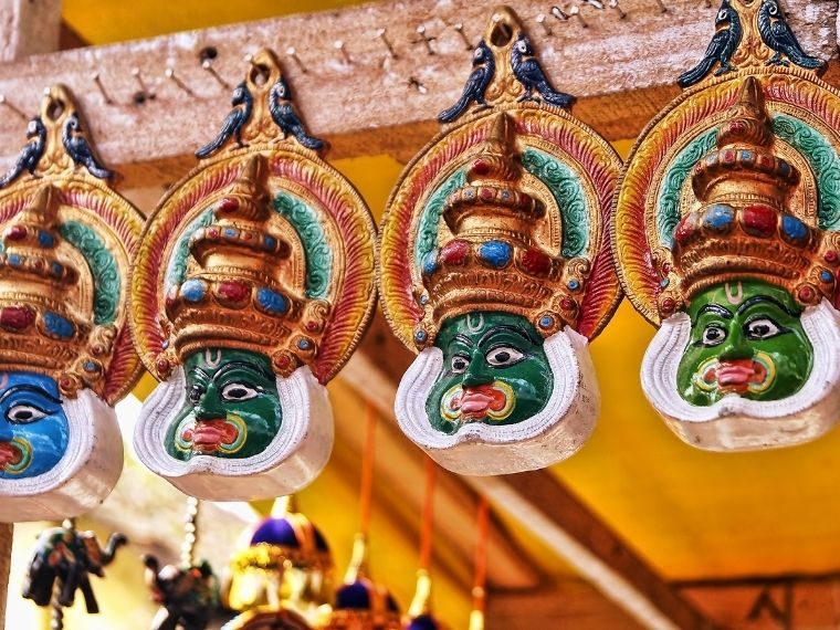 Kathakali Mask - Indian Souvenirs