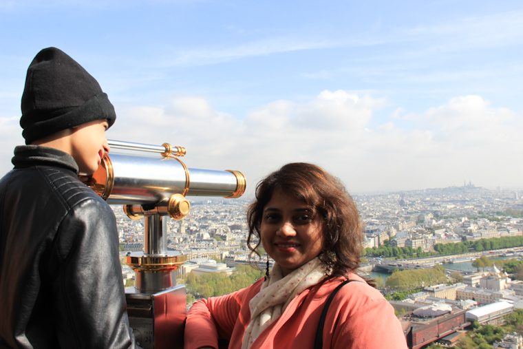 Visiting-Eiffel-Tower-First-Time-second-floor