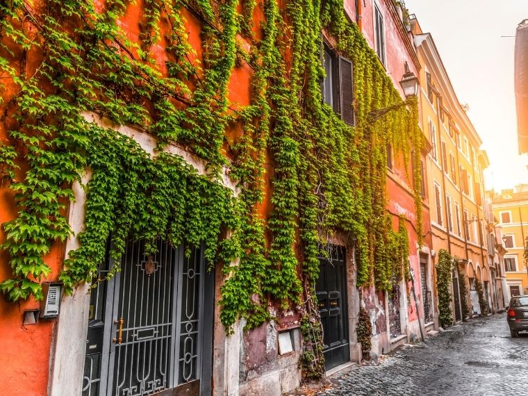 Cobblestone street - Things to do in Trastevere Rome