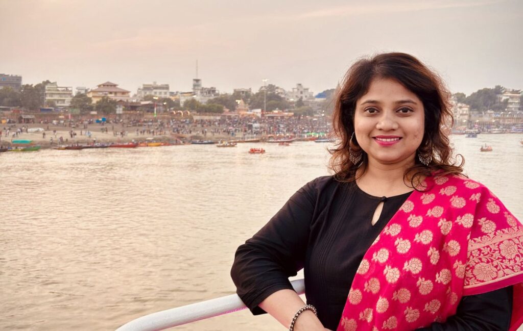 Me at Alaknanda Cruise - Dev Deepavali - Varanasi