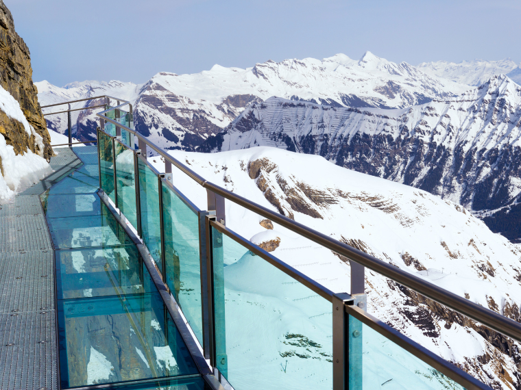 Birg Thrill Walk - Glass floor - Schilthorn-Murren