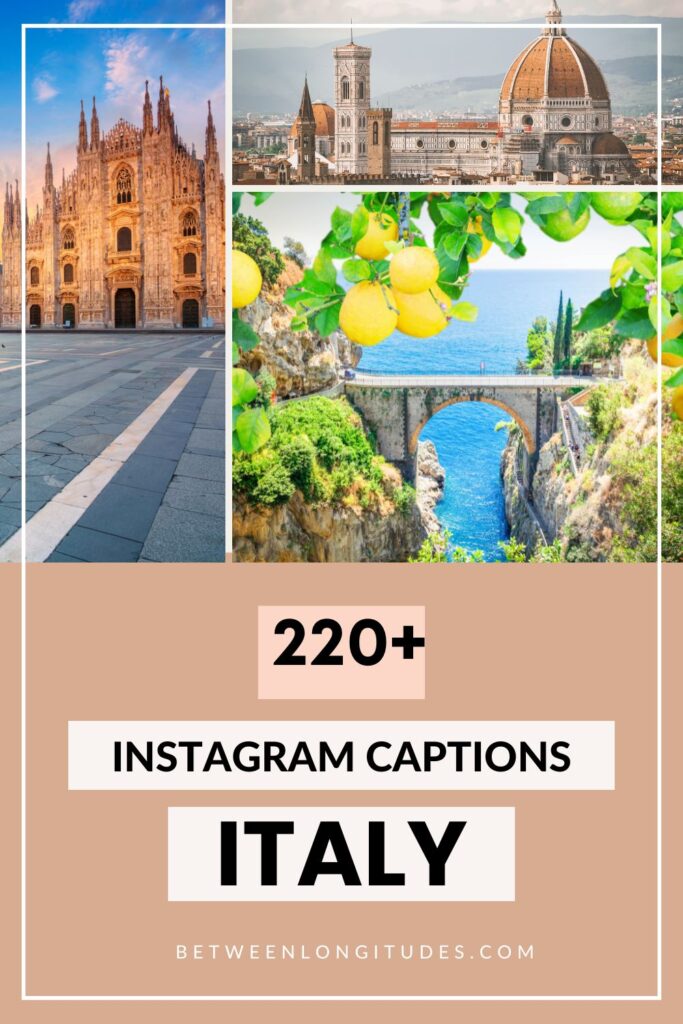 Italy Instagram Captions-Quotes