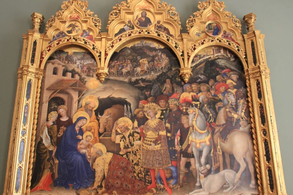 The Adoration of the Magi - Gentile da Fabriano- Must see artwork in Uffizi Gallery