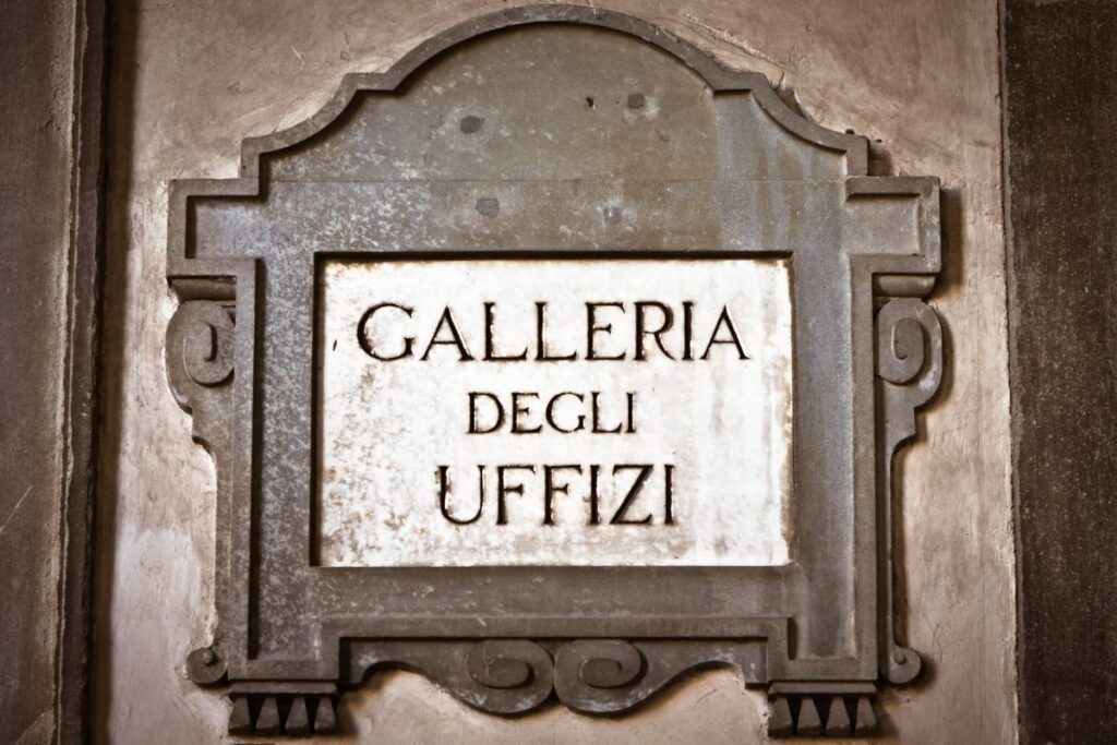 Uffizi Gallery in Florence-Italy